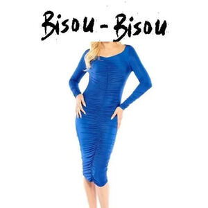 Bisou Bisou Women's Sodalite Blue The Christy Dress Size S